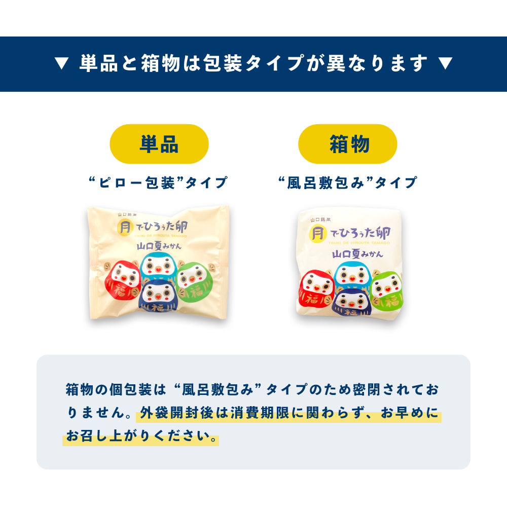 【giftee専用|gifteeで発行されたクーポンコードが必要です】月でひろぅた卵 山口夏みかん 8個入