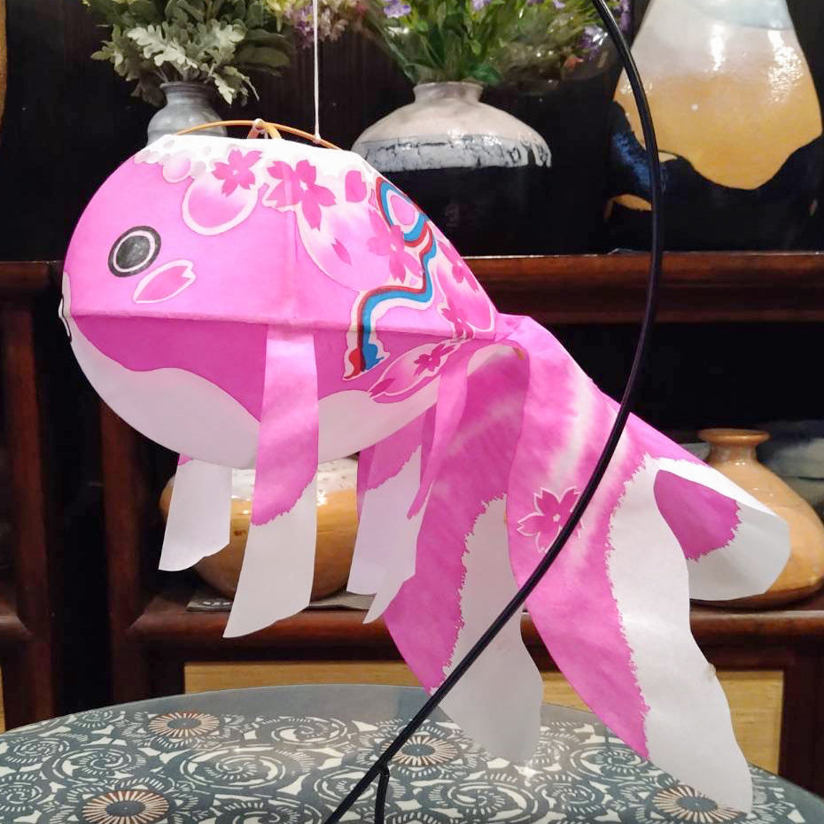 創作柳井金魚ちょうちん LEDライト付き