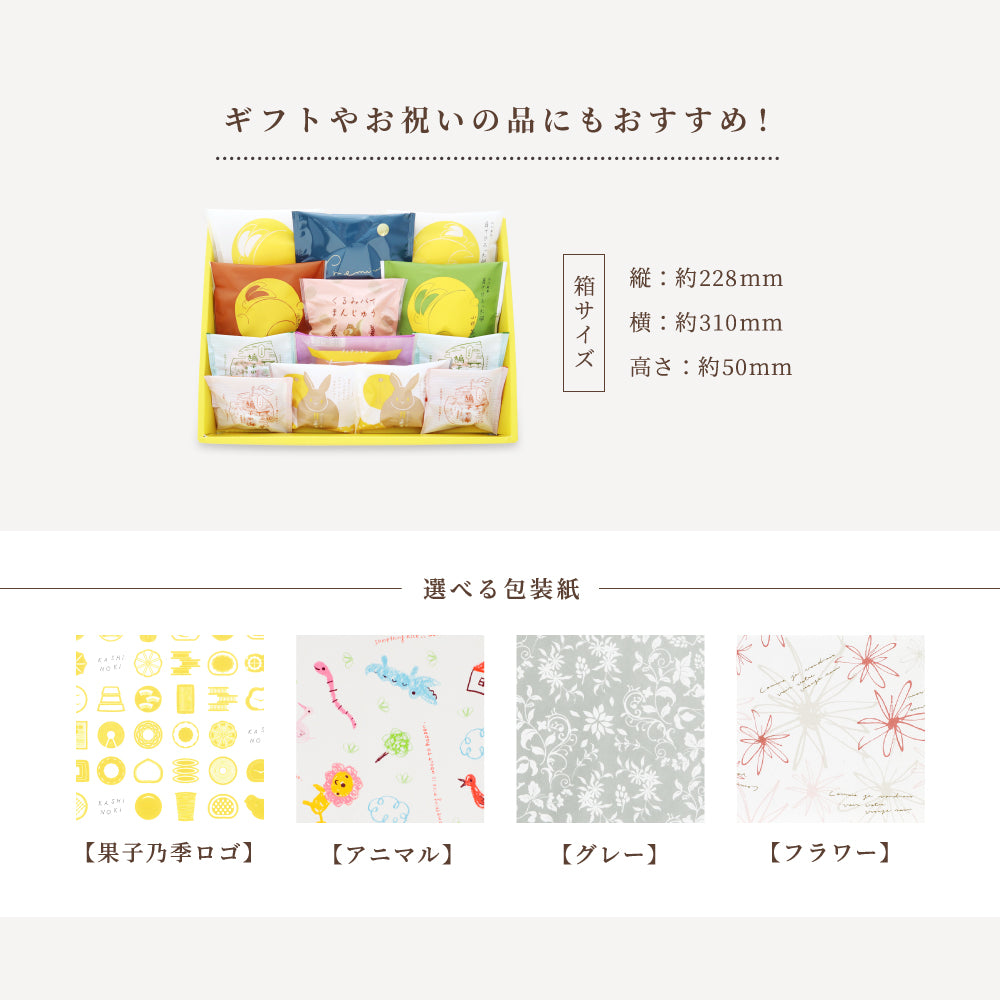 【送料込み】わたしのお菓子箱 中 9種13個