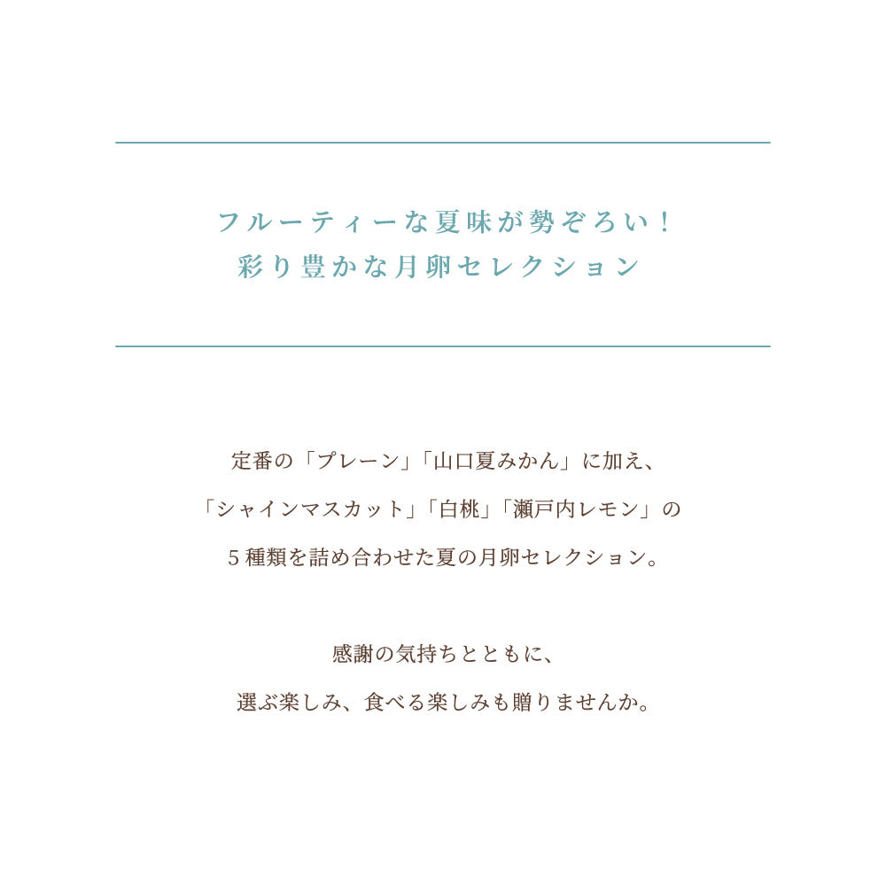 【お中元】月でひろった卵 夏の名月撰